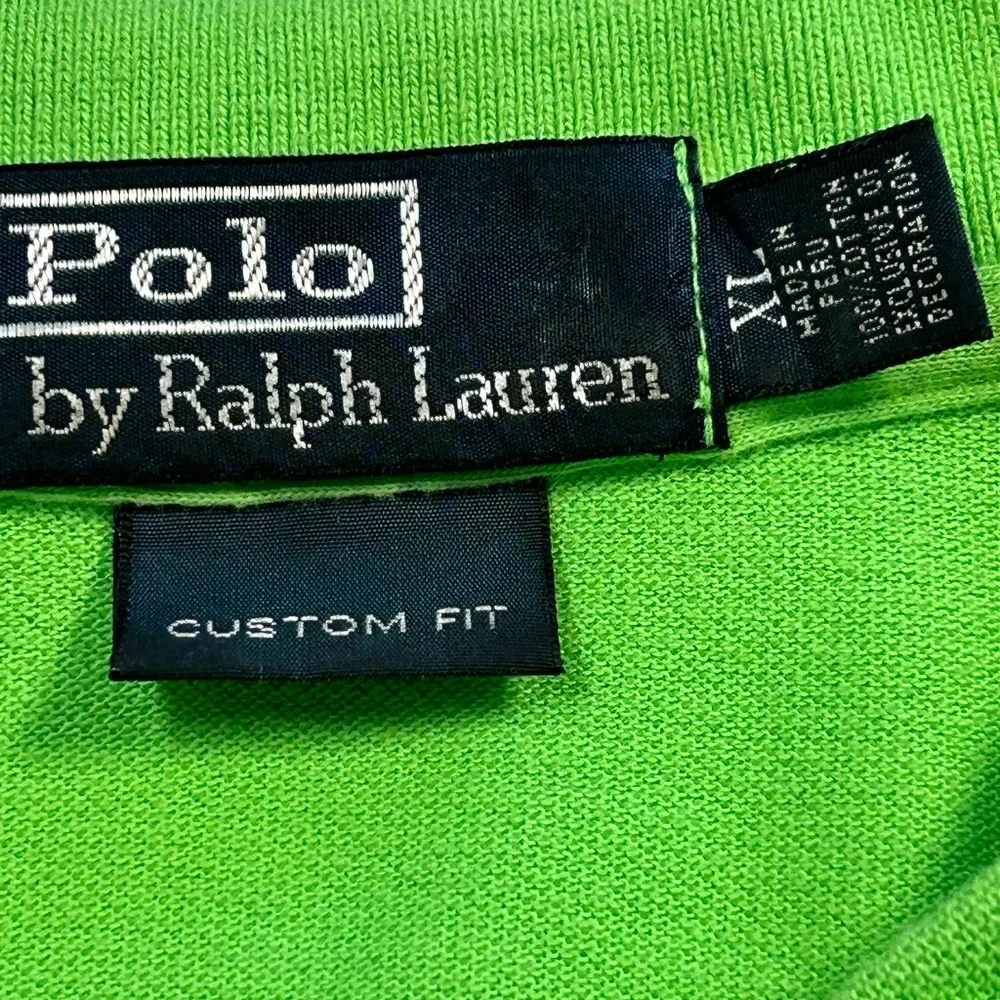 Polo, Ralph Lauren men size XL custom,‎ fit polo shirt with short sleeves